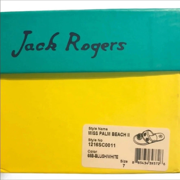 JACK ROGERS NEW GIRLS TODDLER SANDAL FOOTWEAR BLUSH SUMMER FLIP FLOPS CHILD SZ 7 - Picture 3 of 5